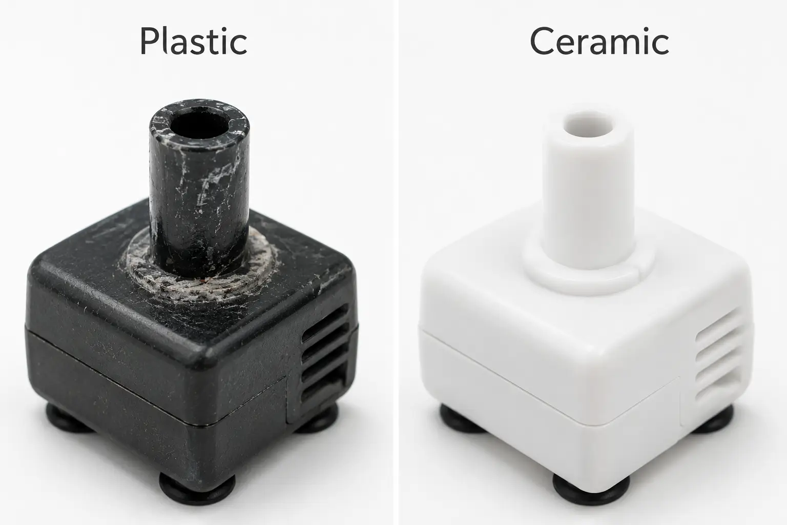 pet water fountain worth it - ceramic vs plastic pump comparison